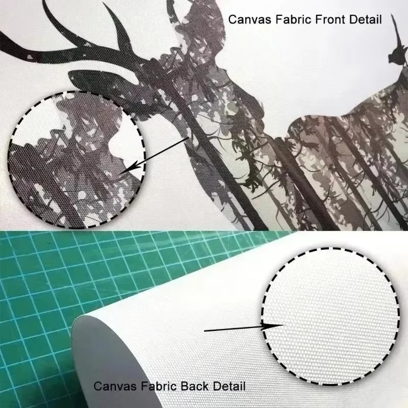 (ไม่มีกรอบ) ภาพวาดบนผ้าใบแบบแบ - Home Textile บทวิจารณ์และราคา